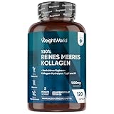 Kollagen Kapseln - 1200mg reines Marine Collagen Typ I und...
