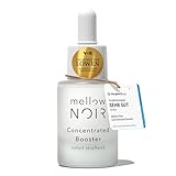 mellow NOIR Concentrated Booster 15ml | SOFORT STRAFFEND | Hyaluron Gesichtsserum | Augenserum | Serum zur Augenpflege & Gesichtspflege | Vegan | zertifizierte Naturkosmetik
