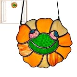 Frosch-Sonnenfänger zum Basteln, Frosch-Sonnenfänger aus gebeiztem Acryl | Hängende Outdoor-Frosch-Dekoration,Acryl-Panel-Dekor, Frosch-Sonnenfänger, zum Aufhängen im Freien, Frosch-Dekor für Wohnzimm