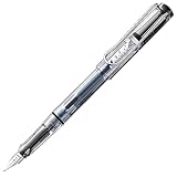 LAMY safari vista transparenter Füllhalter 012 aus Kunststoff mit markanten Griffmulden und Stahlfeder Stichbreite M, inkl. Tintenpatrone LAMY T 10, ideal für Schule, Uni oder Büro