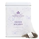 Harney & Sons French Macaron, weißer Tee, Dose mit 20 Beuteln