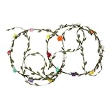 Holibanna 2 Stück Blumenkranz für Mädchen Teiliges Hochzeits Haarband Haarschmuck Dekoration für Feiern und Fotoshootings