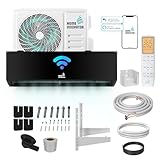 Home Innovator 12000 BTU Mini-Split-Klimaanlage und Heizung – energieeffiziente 230V- Klimaanlage mit komplettem Installationssatz – wandmontierte Inverter-Klimaanlagev