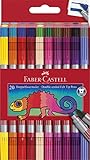 Faber-Castell 151119 - Filzstifte Set 20-teilig,...