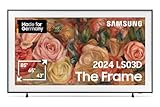 Samsung QLED 4K Fernseher The Frame 65 Zoll, Samsung TV mit mattem Display und austauschbarem Rahmen, Art Mode, Smart TV, GQ65LS03DAUXZG, Deutsches Modell [2024]