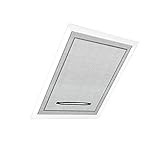 jarolift Fliegengitter für Dachfenster ohne Bohren Insektenschutz Mückenschutz, mit Reißverschluss, Kürzbar, 130 x 150 cm (B x H), Schwarz - 3er Pack