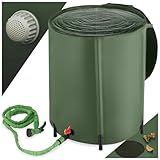 tectake® Regenwassertank für Garten und Camping, Tonne...