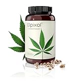 Elpixol® Hanföl Kapseln - Cannabisöl Kapseln hochdosiert mit Omega 3-6-9 (30 Stück) - 100% Hanfsamenöl Nativ und Kaltgepresst - 500mg veganes Cannabis Öl pro Kapsel - Laborgeprüft & Natürlich
