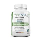 Starke Kombination: Hochdosierte L-Arginin + Pinienrindenextrakt (Pinus Pinaster subsp.), höhere Bioverfügbarkeit dank Sprühgranulationstechnologie,100% vegetarisch, 3-Monats-Vorrat, laborgeprüft