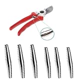 JCKD 6-teilig Ersatzfedern, Gartenschere Ersatzfedern, Metallspulenfederteile, verwendet für Gartenscherenfedern, Beschneidungsmaschinenzubehör, Gartenwerkzeugersatzteile (6cm/8cm)