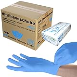 SFM ® SOFTLIGHTS Nitril : XS, S, M, L, XL, XXL blau puderfrei F-tex Einweghandschuhe Einmalhandschuhe Untersuchungshandschuhe Nitrilhandschuhe M (1000)