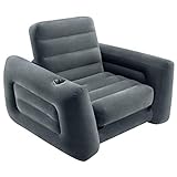 Intex 66551NP Pull-Out Chair, Schwarz