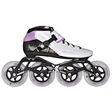 Powerslide Dragon 110 Kinder & Junior Speedskates – Inline Skates 4x110mm Rollen, ABEC 9 Kugellager, Carbon-Glasfaser Schiene, Rennpassform, Leicht & Schnell