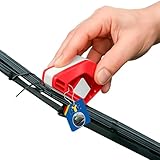 ATG® Scheibenwischerschneider für Auto - Professioneller Scheibenwischernachschneider - Universal Scheibenwischer Messer - Einfach & mühelos Wischerblätter nachschneiden - Wischerblatt Schneider