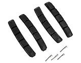 2 Paar Shimano V-Bremsbeläge XTR/XT/LX/Deore M70CT4 Heavy mit Sicherheitsnadel
