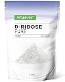 vit4ever D-Ribose Pulver - 320 g - 80 Tagesportionen mit 4 g (2,6 Monate Vorrat) - Natürlich aus Fermentation - Laborgeprüft - Rein & ohne Zusätze - Hochdosiert - Naturbelassen - Vegan