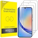 JETech Schutzfolie für Samsung Galaxy A34 5G 6,6 Zoll, 9H Panzer Schutz Glas Folie Displayschutz, Kratzfest, HD Klar, 3 Stück