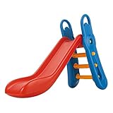 BIG - Fun-Slide - 152cm lange Rutschbahn, Nutzung für den Hausgebrauch, rot-blaue Rutsche für drinnen und draußen, für Kinder ab 3 Jahren