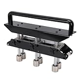 Cryfokt 3-Stationen-Metalldachbiegemaschine, WinkelbiegegeräT FüR Bleche (0–90°), Biegungen Bis 104 Mm, UnterstüTzt MaterialstäRken Bis 1 Mm, V-Rollen-Design