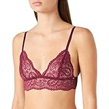 Tommy Hilfiger Damen Ungefütterter Bustier Triangel-BHS, Blickdicht, Classic Burgundy, S