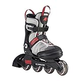 K2 Skates Jungen Inline Skates RAIDER, grey - red,...