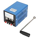 Handkurbel Generator, Kurbelgeneratoren USB Tragbarer Mobiler Notstromgenerator Manuell Stromversorgung für Outdoor Camping Notfallkommunikation Tourismus Notstrom