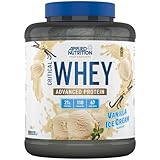 Applied Nutrition Critical Whey Protein Pulver 2kg – Whey Protein Pulver mit Hohem Eiweißgehalt – Protein Shake – Ergänzungsmittel (2kg - 76 Shakes) (2kg, Vanilla Ice Cream)