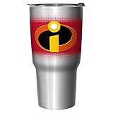 Disney Incredibles Logo Thermobecher, Edelstahl, 765 ml, mehrfarbig