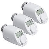 Heizkörperthermostat Modell N, neues leises Modell mit Boost Funktion (3-er Set)