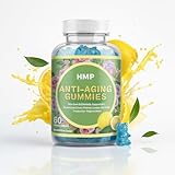 Anti-Aging Gummies HMP | Kollagen, Hyaluronsäure & Phytoceramide | Anti-Falten, Traubenkerne, Sanddorn | Vitamine C, E, A & D3 | Junghaut, Feuchtigkeit & Festigkeit | 60 Gummies
