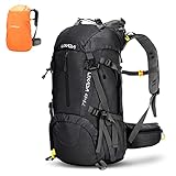 JINGFENG 50L Wasserdicht Outdoor Sports kampierende Spielraum-Rucksack-Pack Bergsteigen Backpacking Trekking Tasche Tornister mit Regen-Abdeckung