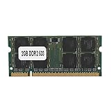 2 GB DDR2 533 MHz 200Pin Laptop-Speicher RAM, PC2 – 4200 SODIMM-Modul für/Motherboards, Hochgeschwindigkeits-Leistungs-Upgrade mit stabilem Betrieb für Notebook-Computer