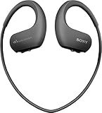 Sony bluetooth, mit Kabelgebunden, NW-WS413 Wasserdichter All-in-One-MP3-Player, 4 GB, schwarz