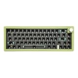 ALWIDA GMK67 Mechanische Tastatur, RGB-LED-Hintergrundbeleuchtung, kabelgebundenes Tastatur-Set, Multimedia-Knopf, Hotswap-Buchse, PCB-Dichtungsplatte, Tastatur-Kit, tragbare 67 Tasten,