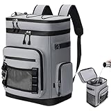 Celuicion Kühl-Rucksack | Kühltasche Rucksack 30 Liter für Herren – wasserdichte Mahlzeiten-Kühlbox für Wandern, Strand, Angeln, Outdoor, Einkaufen, Reisen, Picknick