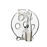 REANICE Accessories Glass Bong Parts 14.5 mm Common Bong Double Glass Ashcatcher Bubblers Ash Catcher…