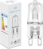 BROTOU 4er Pack G9 Halogenlampen, G9 Halogen Leuchtmittel...