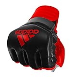 adidas Unisex Traditionel grapping glove Mma handschuhe, schwarz/ rot, M EU