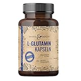 L Glutamin Kapseln – 210 Kapseln – 750mg reines L-Glutamin pro Tagesdosierung – hochwertige Aminosäure – ohne Zusatzstoffe – unabhängig laborgeprüft–Vegan–7 Monate Vorrat