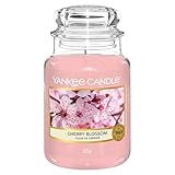 Yankee Candle Duftkerze im Glas (groß) | Cherry Blossom | Brenndauer bis zu 150 Stunden | Perfekt zum Muttertag | Geschenke für Frauen