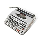 ZXNQ Typisierbar Vollmetallkörper Schreibmaschine - Flexible Tasten Klare Handschrift - Literarische Retro-Sammlung Geschenk 30 * 30 * 10CM