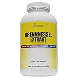 Brennnessel (300 vegane Kapseln) - 10:1 echter Brennnessel-Extrakt - 900mg hochdosiert je Tagesdosis - ohne Zusatzstoffe