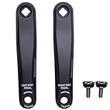 Alps2Ocean Universal Fahrrad Kurbelarm,89MM/102MM/114MM/127MM/140MM/152MM/160MM/165MM/170MM/175MM Aluminiumlegierung Diamant-Loch Fahrrad-Kurbelarme für MTB, E-Bike, Rennrad