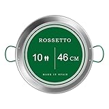 ROSSETTO Paella Pfanne 46 cm für 10 Personen für Gasgrill,...