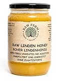 Raw Farm - Reiner, roher Lindenhonig 900g - 100% natürlich,...