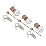 ULTECHNOVO 3 Stück Auto-Parfümflasche Drehscheibe Autodiffusorflasche Erfrischer Aroma Parfüm Diffusor Air Vent Diffusor für ätherische Öle Holz