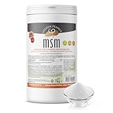 GOLDEN PEANUT MSM Methylsulfonylmethan Pulver 1 kg - Reinheitsgrad 99,92%, Nahrungsergänzung, ohne Rieselhilfen