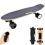 XUXIAO Elektrisches Skateboard-Longboard, mit ferngesteuertem elektrischem Skateboard, 3 einstellbaren Geschwindigkeiten, 80 kg maximale Belastung, für Anfänger, Jugendliche und Erwachsene