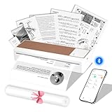 LFPERT P83 Thermodrucker A4,Mobiler Drucker A4,Tragbarer Drucker Kompatibel mit iOS & Android,Thermodrucker unterstützt Thermopapier für Zuhause,Büro,Schule