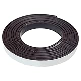 Magnetbandrolle – Flexible klebrige Magnetbandstreifen – selbstklebende zuschneidbare Aufkleber für Werkzeughalter, Whiteboard-Zubehör